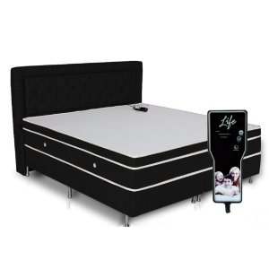 Colchão King Confort King Super Confort Super Magnético Massageador Infravermelho 193 Preto