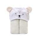 Ver imagem 1 de Toalha de Banho Mami Bichus Forrada com Capuz Bordado Papi Bege