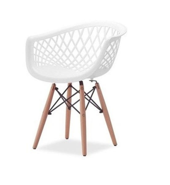 Cadeira Web Cloe Base Dsw Design Branca - ArtIluminação - 1