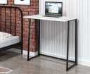 Ver imagem 3 de Mesa Industrial para Escritório Slim Asy Dobrável Preto e Branco