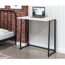 Ver imagem 3 de Mesa Industrial para Escritório Slim Asy Dobrável Preto e Branco