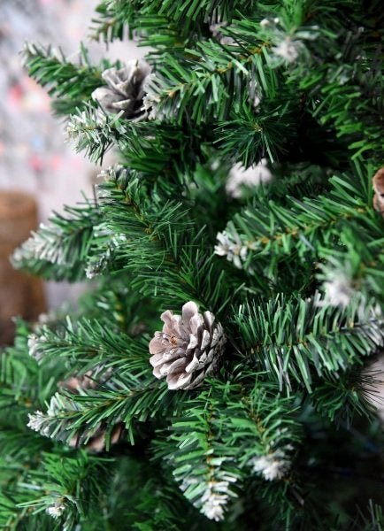 Árvore de Natal de PVC com Pé em Metal, Altura 1,80M com 832 Pontas e 62 Pinhas - 3