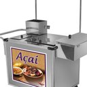 Ver imagem 2 de Carrinho de Açai Cefaz Luxo em Inox com Rodas Maciças Toldo L15m/t