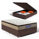 Ver imagem 2 de Cama Box Baú + Colchão Gazin de Molas Ensacadas Pillow Top Air Pro Casal 138 cm