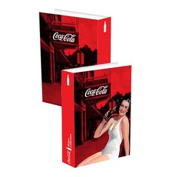 Caixa Livro Madeira Coca Cola - Pin Up Brunette Lady - 1
