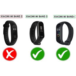 Kit 5 Pulseiras em Silicone Nsmart Compatíveis com Mi Band 3 / Mi Band 4 Compatível com Smartband Xi - 7