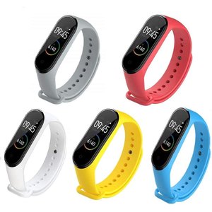 Kit 5 Pulseiras em Silicone Nsmart Compatíveis com Mi Band 3 / Mi Band 4 Compatível com Smartband Xi