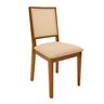 Kit 12 Cadeiras de Madeira Premium Almofadada Sevilha Urbano - Mel - 2