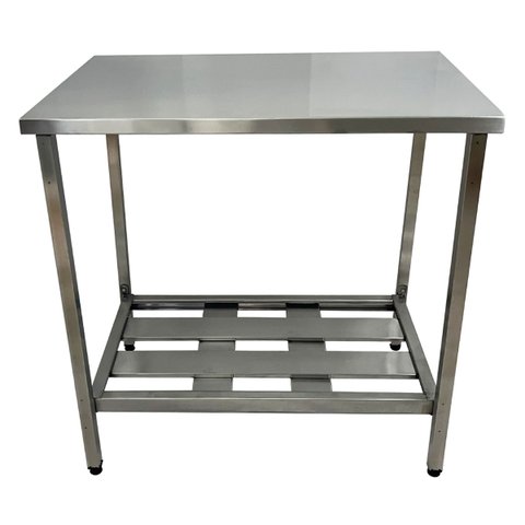 Mesa Aço Inox Profissional 130x60x90 Cm Nortinox