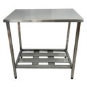 Ver imagem 1 de Mesa Aço Inox Profissional 130x60x90 Cm Nortinox