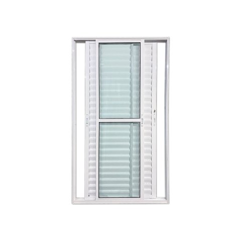 Porta Balcão 3 Folhas Veneziana 210x150 Linha 25