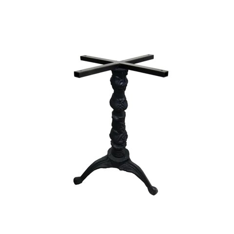 Kit Pé de Mesa Base e Trava Veroninha em Ferro Fundido