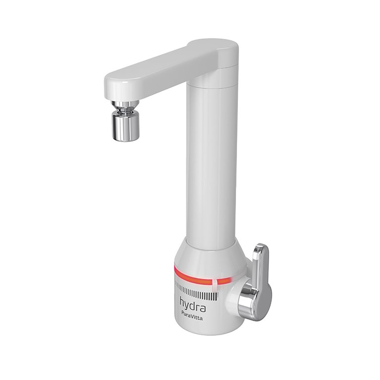 Torneira Elétrica Hydra Puravitta de Parede Branca 220v