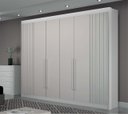 Ver imagem 1 de Guarda Roupa Casal Ripado 6 Portas Verona - Arbo Design