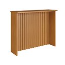 Ver imagem 1 de Bancada Munique Ripada 1,28 Freijó - Indekes