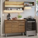 Ver imagem 1 de Armário de Cozinha Compacta 165cm Rustic Emilly Madesa 02 Rustic