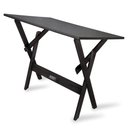 Ver imagem 3 de Conjunto de Mesa Dobrável 70x110 com 4 Cadeiras Preto