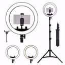 Ver imagem 1 de Ring Light Iluminador 26cm / 10 Polegadas + Tripé 1.75m