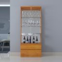 Ver imagem 4 de Cristaleira 2 Portas Diamante Mavaular Naturalle