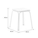 Ver imagem 2 de Conjunto 4 Banquetas Napa 1748 Carraro - Branco
