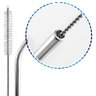 Conjunto De Canudos Reutilizáveis Em Inox 4pcs + Escova - 2