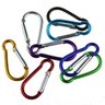 30Pcs. Mini Mosquetão de Alumínio Cores para Camping Chaveiro - 2