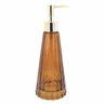 Porta Sabonete Liquido Bec Vidro Laranja 22cmxø8cm - 1