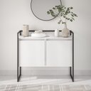 Ver imagem 1 de Buffet Solis Industrial 2 Portas MDP Branco Preto Casah