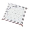 Grelha C/ Caixilho 10cm Inox Aço 304 Quadrada Não Enferruja - 1