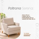 Ver mais imagens de Kit 2 Poltronas Decorativas Serena para Sala Recepção Escritório Bouclé Premium Luxo Contemporâneas