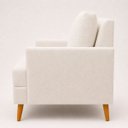 Ver imagem 2 de Kit 2 Poltronas Decorativas Serena para Sala Recepção Escritório Bouclé Premium Luxo Contemporâneas