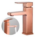 Ver imagem 1 de Torneira Banheiro Cor Rose Luxo Aço Inox 304 Misturador Monocomando Brinovar