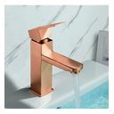 Ver imagem 2 de Torneira Banheiro Cor Rose Luxo Aço Inox 304 Misturador Monocomando Brinovar