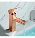 Ver imagem 2 de Torneira Banheiro Cor Rose Luxo Aço Inox 304 Misturador Monocomando Brinovar