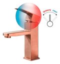 Ver imagem 6 de Torneira Banheiro Cor Rose Luxo Aço Inox 304 Misturador Monocomando Brinovar