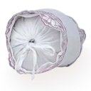 Ver imagem 2 de Capa de Rolinho Avulsa Retangular 45x13cm 400 Fios Ili - Artelassê Lilas Glace