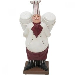 Saleiro e Pimenteiro Porcelana Mestre Cuca 29cmx15cmx13cm - 1