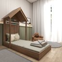 Ver imagem 3 de Cama Montessoriana Infantil Casinha Helena