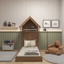 Ver imagem 2 de Cama Montessoriana Infantil Casinha Helena