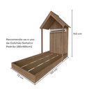 Ver imagem 7 de Cama Montessoriana Infantil Casinha Helena