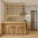 Ver imagem 1 de Divisoria Ambiente Modular Cobogó Mdf - 24 Unidades