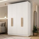 Ver imagem 2 de Guarda-roupa Paris 4 Portas 2 Gavetas 100 Mdf Maxel