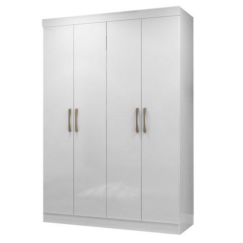 Guarda-roupa Paris 4 Portas 2 Gavetas 100 Mdf Maxel