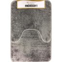 Ver imagem 5 de Kit Tapete Banheiro Microsoft Cinza 2 Peças - Niazitex