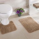 Ver imagem 5 de Kit Tapete Banheiro Microsoft Kaki 2 Peças - Niazitex