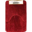 Ver imagem 4 de Kit Tapete Banheiro Microsoft Vermelho 2 Peças - Niazitex