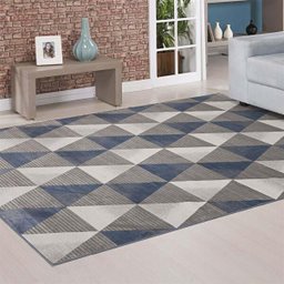 Passadeira Belga Innove 3 Azul-Cinza 0,68x1,10M - Niazitex - 7