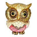 Ver imagem 1 de Coruja Decorativa Resina 10cm Enfeite Sabedoria Inteligencia