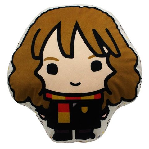 Almofada pelúcia fibra de veludo Hermione Granger do Harry Potter Original Licenciado 30x25cm