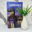 Ver imagem 2 de Kit decoração livro Londres + vaso branco de cerâmica